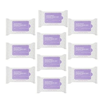 질경이 페미닌티슈 라이트(10매) 10팩