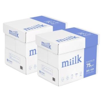 A4 JY39IT94 복사용지 2박스 75g 5000매 5권 500매 miilk