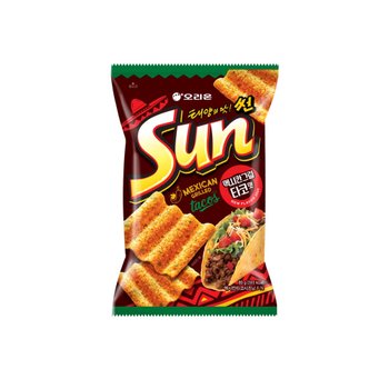 오리온 썬칩 멕시칸그릴 타코맛 80g x 3개