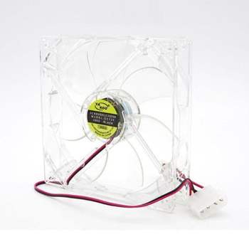 컴퓨터 케이스용 쿨러 저소음 쿨러팬 투명 4핀 120MM 컴퓨터쿨러 케이스쿨러 쿨링팬 냉각팬