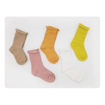 신생아부터 UX62VJ85 초등학생까지 사이즈별 아동 양말 5EA