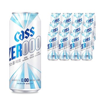 카스 올제로 0.00 330ml X 12캔 무알콜 탄산음료