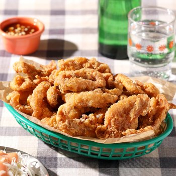 [푸딩팩토리] 크리스피 닭껍질튀김 1kg 맥주안주 아이들간식 분식 포차