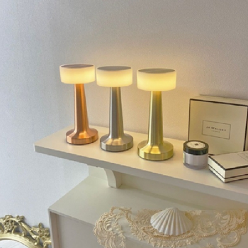 분위기 메이커 터치식 LED 무드등 무선 스탠드 조명 수유등 3컬러 카페 인테리어 소품_23364787