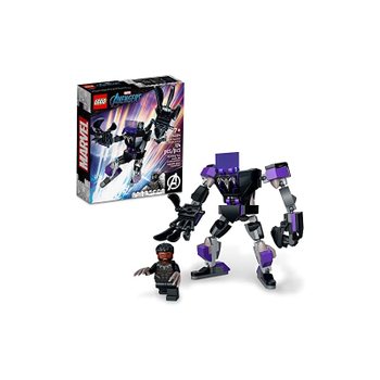 [해외] LEGO 마블 블랙팬서 메카 아머 76204 조립 키트 미니피규어 포함 7세 이상 어린이용 (124피스)