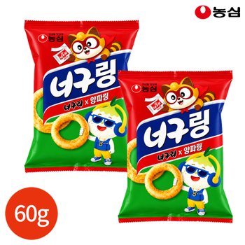 농심 너구링 60g x 16개