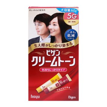 비겐크림톤 염색약 5G 진한밤색 60g