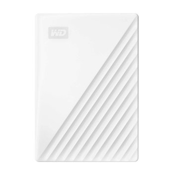 [해외] WD HDD 5TB USB3.0 My Passport  3 WDBPKJ0050BWT-WESN 휴대용 화이트 암호화 암호 보호 외장