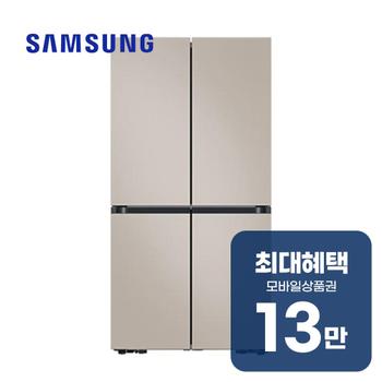 삼성 비스포크 AI 냉장고 905L (에센셜 베이지) RM70F90R2GD 렌탈 60개월 월 47900원