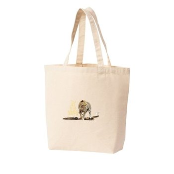 에코백 토트백 야생생활 표범 즐거움 정글 (WFGYHLT)