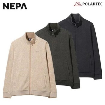 춘추용/겨울용 남성 그라티아 폴라텍 기모 스웨터 풀집 자켓 - 7L76141