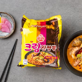 신상 오뚜기 크림진짬뽕멀티 130g*4