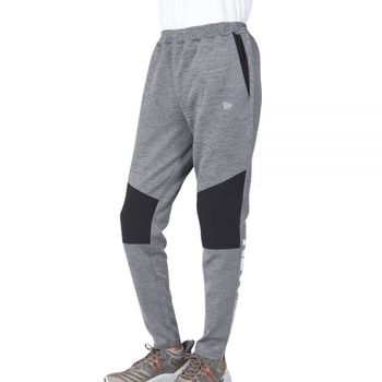 [해외] 뉴에라 맨즈 パフォーマンスアパレル 워밍 업 바지 2 워드 마크 13870607 -차콜 그레이 235515