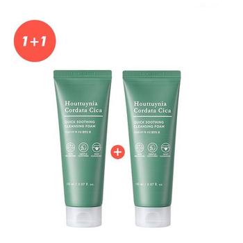 [신세계백화점](정품2개)어성초시카 퀵수딩 클렌징 폼+사은품/골드24k스네일마스크팩 3매(정가6,000원상당)증정