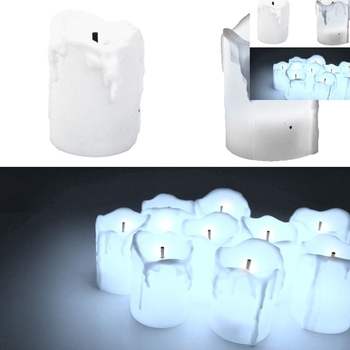 이밴트초 이벤트조명 캔들 LED 양초 화이트 12개입 건전지초
