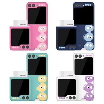 [오늘출발] 갤럭시 Z플립 3 4 5 6 몽몽 쓰리몽 카드수납 곡면 하드 케이스 제트플립