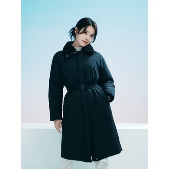 25년 여성 벨트형 롱다운 자켓 L퍼카라롱다운자켓 정가(359,000원)