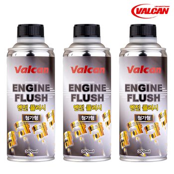 발칸 첨가형 엔진플러싱 오일세정 첨가제 300ml 3개 SET/엔진세정제
