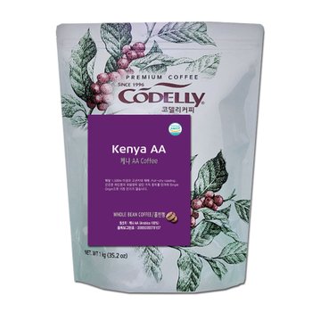 케냐 AA 100% 원두커피 1kg (홀빈)