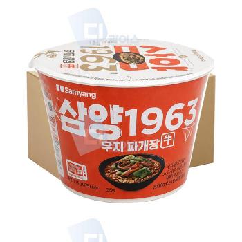 삼양 1963 우지 파개장 큰컵 16개 큰사발 간식 대파라면 야식 아침식사 해장라면 (S50546291)