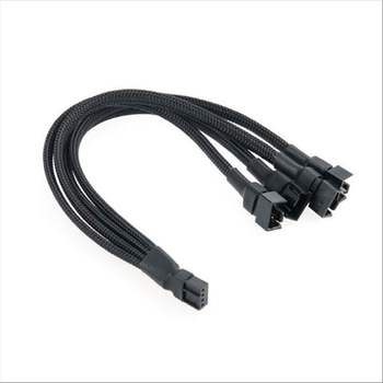 PWM 275XHZ31 쿨러 케이블 4핀 4P 4선 분배 Y형 12V전용 25cm