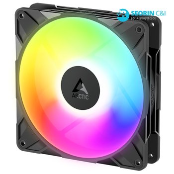 [서린공식] ARCTIC P14 Pro A-RGB 리버스 블랙 1팩