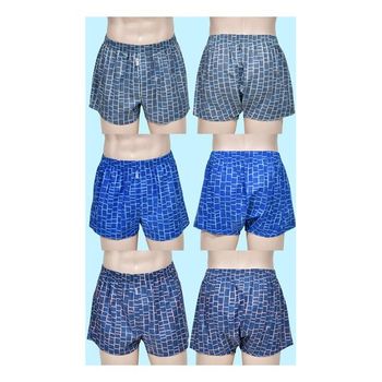 유니크 사다리 사각 패턴 사각팬티 3매입팬티 세련되 운반용품