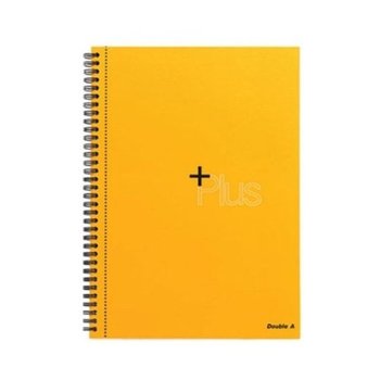 더블에이 플러스 좌철노트 A5 옐로우 절취 스프링/8-WC9A512