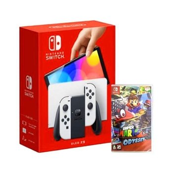 닌텐도 스위치 신형 OLED 본체+ 슈퍼마리오 오디세이 타이틀 국내정품 Ss