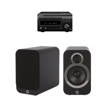 데논 RCD-M41 + 큐어쿠스틱스 3020i 미니 하이파이 오디오 세트