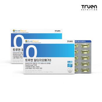 트루엔 알티지오메가3, 파랑이 [100캡슐X2박스]