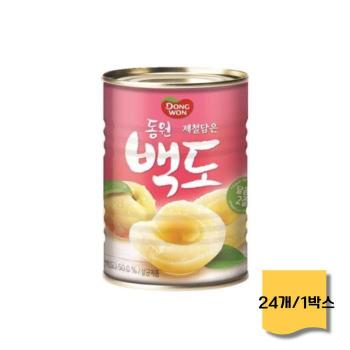 동원 복숭아 백도 400g x 24개(1박스) (S36193745)