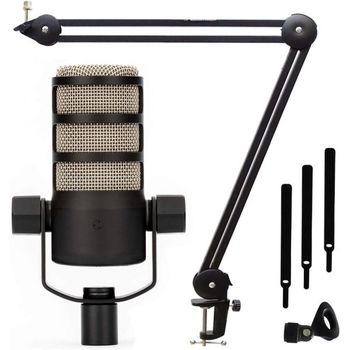 [해외] 독일 로데 마이크 방송용 Rode Podmic Professional Podcast Microphone Keepdrum MS138 Boom Ta