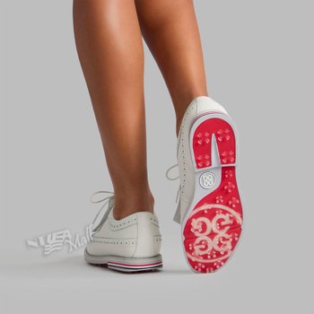 [해외] 지포어 여성 골프화 GLF000096 GFORE WOMEN`S GALLIVANTER LEATHER LONGWING GOLF SHOE SNOW