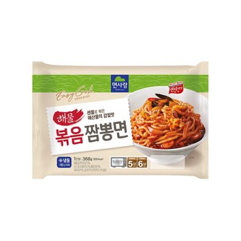 면사랑 해물볶음짬뽕면 즉석용기면 368g x 10개
