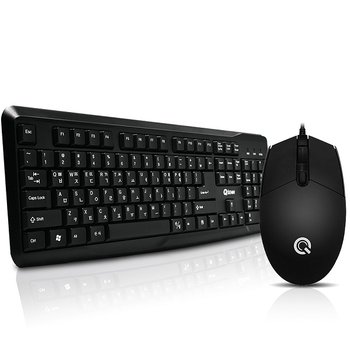 큐센 GP-KM2500 Plus 유선 키보드 마우스 세트 (USB)