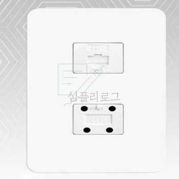 베뉴 8P 모듈라 2구 10개 통신수구 벽면랜포트 모듈러2구 사무실랜공