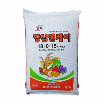 땅심 엔케이 20kg NK비료 웃거름 슈퍼추비 고추 옥수수 감자 배추 텃밭 복합 비료