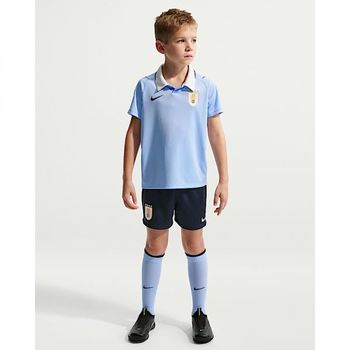 [해외] Uruguay 2026 스타디움 홈 리틀키즈 나이키 싸커 축구 레플 3세트 피스 키트 IO4693 425