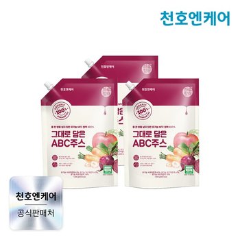 유기농 NFC 원액 100% 그대로 담은 ABC 주스 1000g 3팩