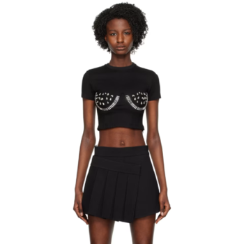 AREA 블랙 크리스탈 워터멜론 티셔츠 2302T76184 TP839374829