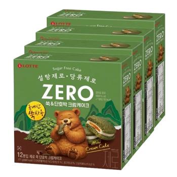롯데웰푸드 ZERO 쑥단호박 우유크림 케이크 171g x 4개 (S51429131)