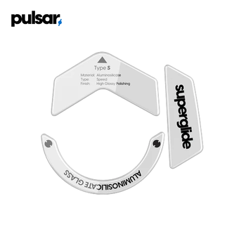 펄사 로지텍 G502X 타입-S 화이트 슈퍼글라이드 유리 마우스피트 Type-S White