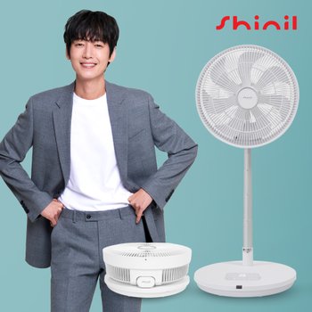 신일 무선선풍기 14인치 접이식 캠핑 야외 리모컨 가정용 저소음 SIF-DC14P DKM