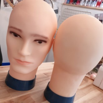 SMP 786SLT46 두피문신 마네킹 수강키트 뷰티 미용 민두마네킹