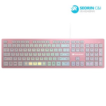[서린공식] 쿠거 VANTAR AX (Pink) 게이밍 키보드