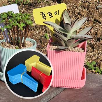 화분픽 MC02EW60 T형 식물 라벨 이름표 대 100P