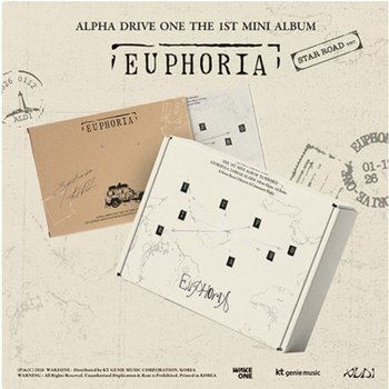 [중고] 개봉앨범 포카 없음 / ALPHA DRIVE ONE - THE 1ST MINI ALBUM EUPHORIA (STAR ROAD ver.)