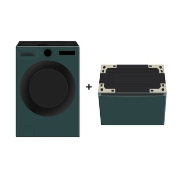 LG전자 트롬 드럼세탁기+미니워시 트윈워시 FG24GNX (FG24GN+FX4GC) 전국배송