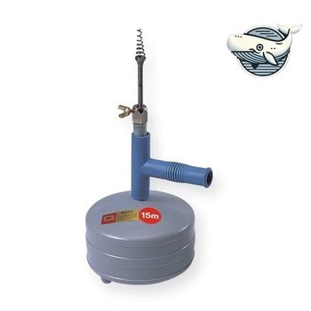 강력한 하수관 청소기 15m 스프링 관통기 (WFHAG36)